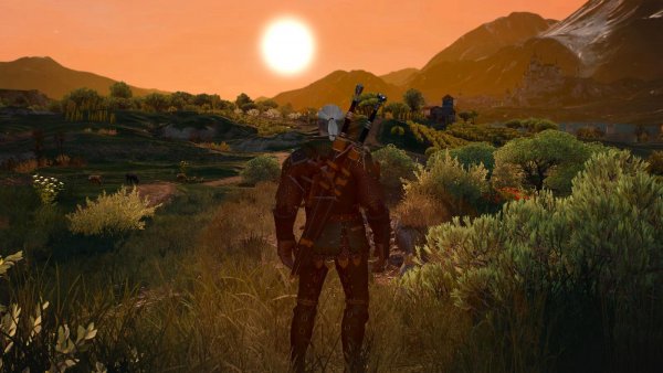 ПЕЙЗАЖНОЕ с Геральтом.. Ведьмак III (сборка Торна)