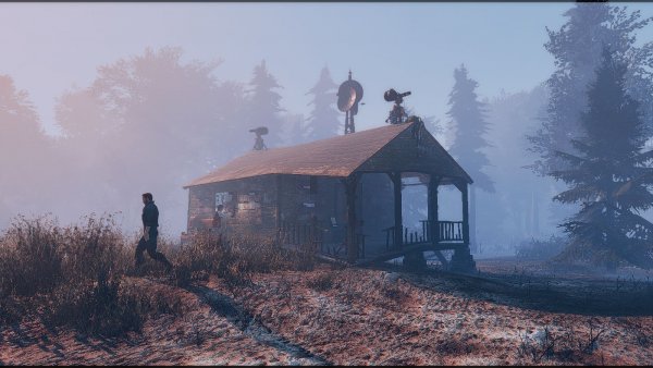 Домик на болотах.. Poselenia Windfire Fallout-4