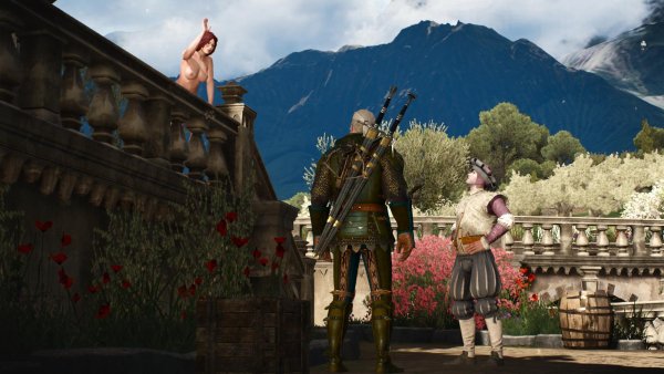 ПЕЙЗАЖНОЕ с Геральтом.. Ведьмак III (сборка Торна)