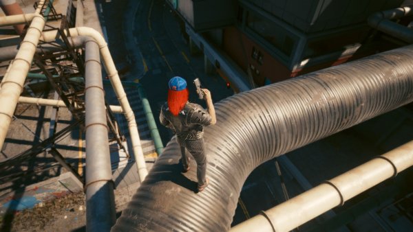 Мужичок снова в моем Cyberpunk 2077