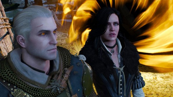 Геральт и Йенн.. Ведьмак III (сборка Торна)