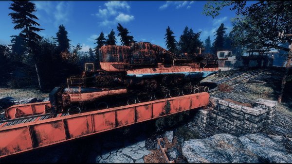 Поселение - железн.дорожн депо.. Poselenia Windfire Fallout-4