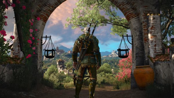 ПЕЙЗАЖНОЕ с Геральтом.. Ведьмак III (сборка Торна)