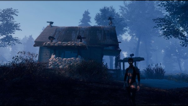 Домик на болотах.. Poselenia Windfire Fallout-4