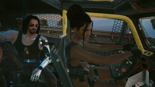 Джони и Панам.. Cyberpunk 2077 глазами Windfire