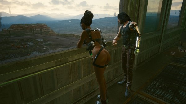 Панам и Джони.. Cyberpunk 2077 глазами Windfire