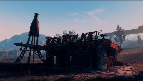 Кр.Ракета в Ядер Мире.. Poselenia Windfire Fallout-4"