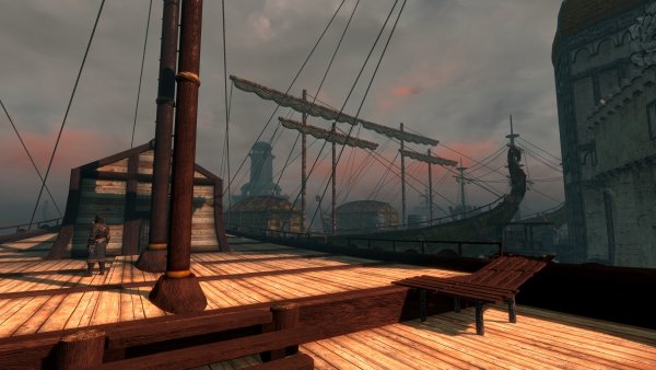 Прибыли в порт Сентинела (Последний дракон).