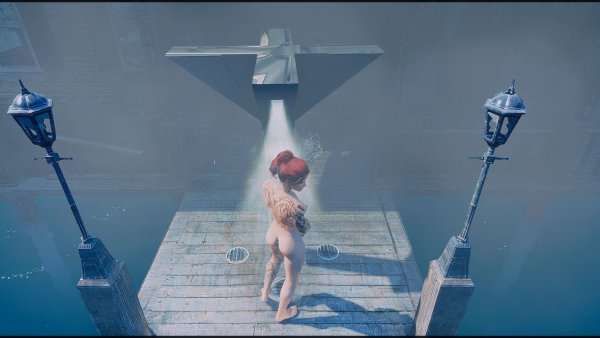 Душ после работы.. Poselenia Windfire Fallout-4