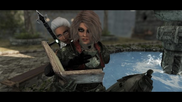 SkyrimAE Брета с подругой Мартой