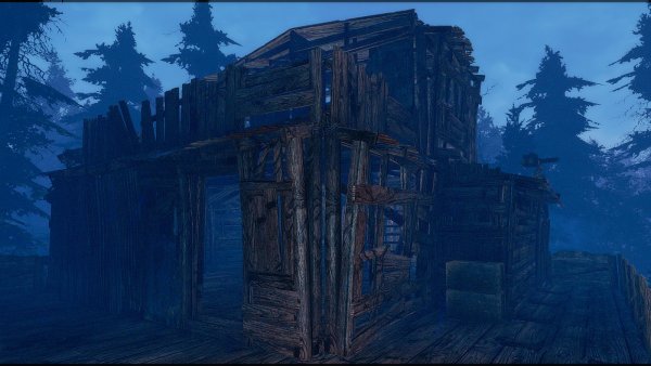 Хижина в поселении.. Poselenia Windfire Fallout-4