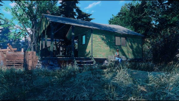 Домик в углу поселения.. Poselenia Windfire