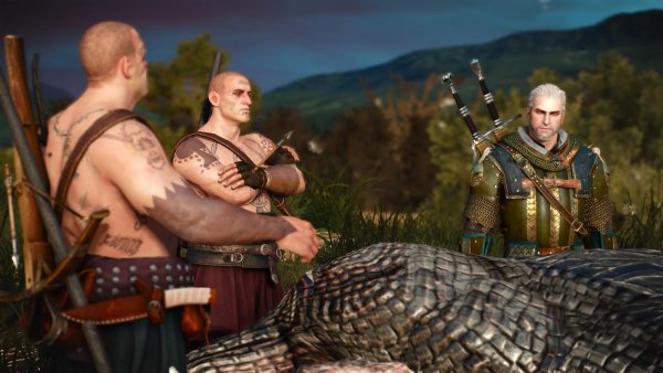 Охотники и Геральт.. Ведьмак III (сборка Торна)