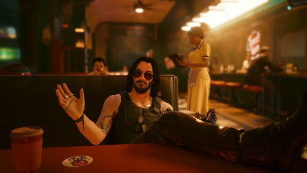 Джони говорит, что у него "вот такой" )))))