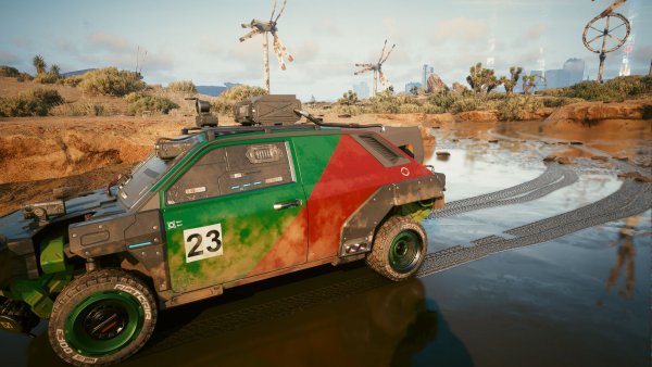 В грязьке.. Cyberpunk 2077 глазами Windfire