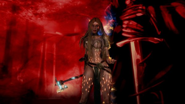 Достаешь оружие - вспыхивают, убираешь - затухают)