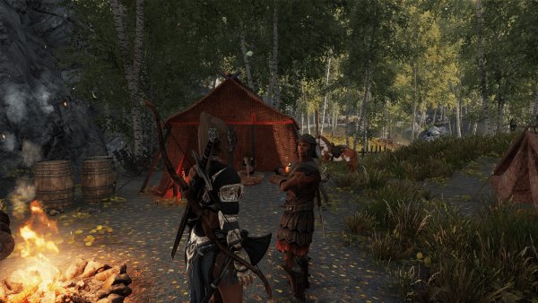 В имперском лагере.