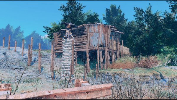 Хижина у границ поселения.. Poselenia Windfire Fallout-4