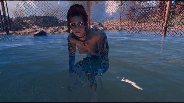 Что то делает Вамп, не понятно )) Fallout-4 (Сборка 7.5)