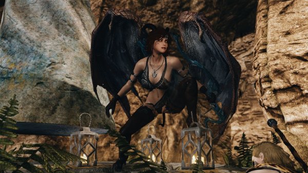 КОРТИ в пещере.. Skyrim SE (Тропики 7.0)