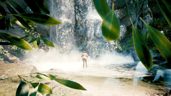 Ви под водопадом в джунглях - 1.