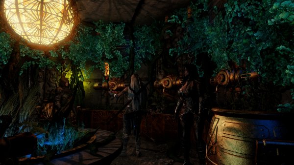 В мастерской Синдериона) верхний этаж)