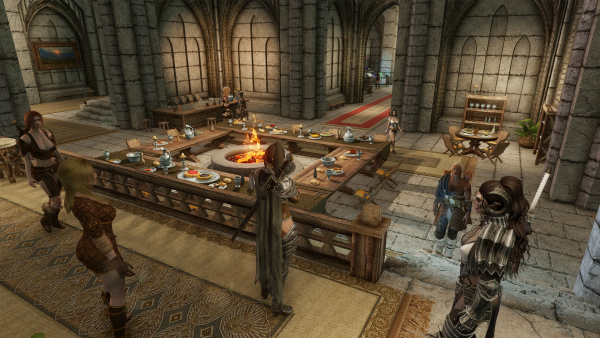 Замковое население выползло)