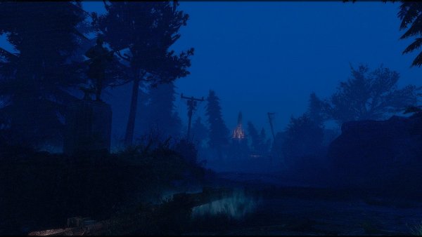 НОЧНЫЕ пейзажи.. Fallout-4 (Сборка 7.5)