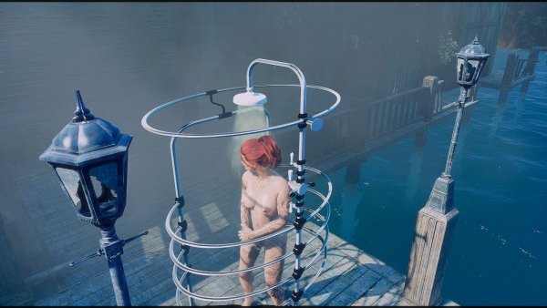 Душ в поселении.. Poselenia Windfire Fallout-4