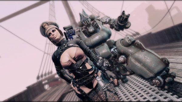 На шхуне.. Fallout-4 (Сборка 8.5)