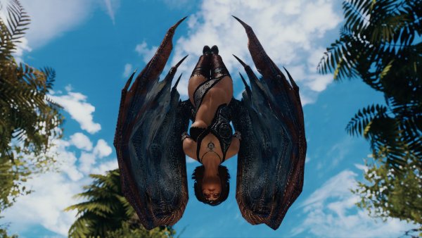 Летящая суккуба.. Skyrim SE (Тропики 7.0)