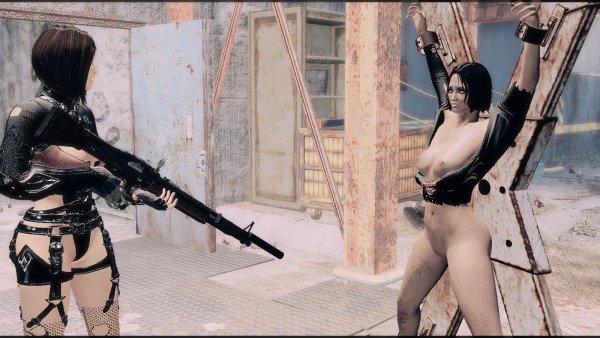 Нора освобождает плениц.. Fallout-4 (Сборка 8.5)