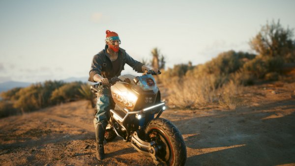 На мотике.. Cyberpunk 2077 глазами Windfire