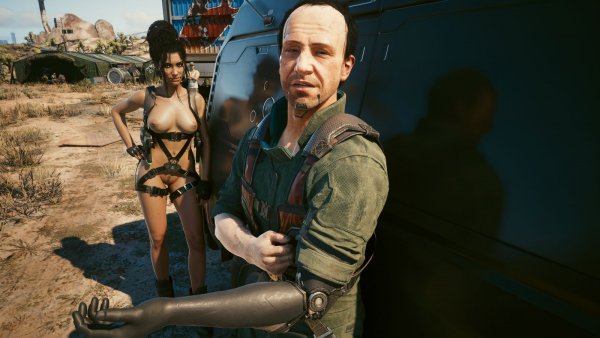 Митч и Панам.. Cyberpunk 2077 глазами Windfire