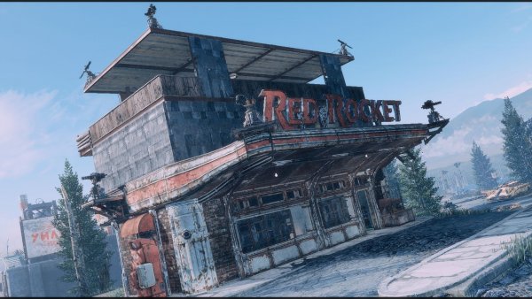 Одна из моих RedRocket - крепостей. Poselenia Windfire