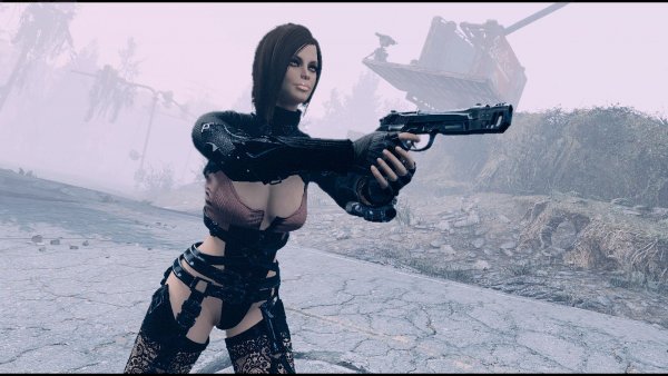 NORA готова встретить опасность.. Fallout-4 (Сборка 8.5)