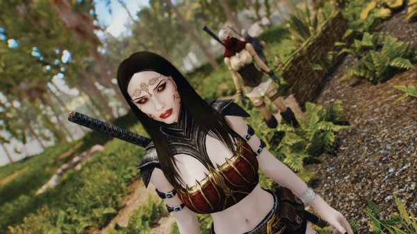 ВЕЛЕНА с подругой, где-то под Рифтеном.. Skyrim SE (Тропики 7.0)