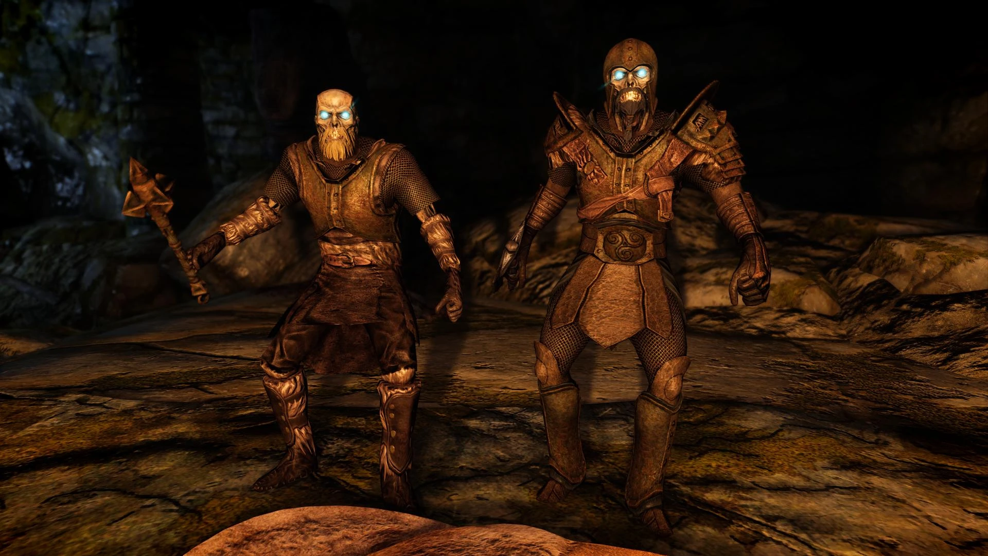 The Restless Dead (A Draugr and Skeleton Overhaul) SE и LE Rus