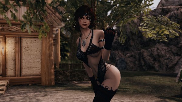 Корти возле поместья Озерное.. Skyrim SE (Тропики 7.0)