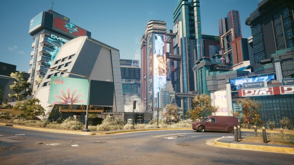 Город.. Cyberpunk 2077 глазами Windfire