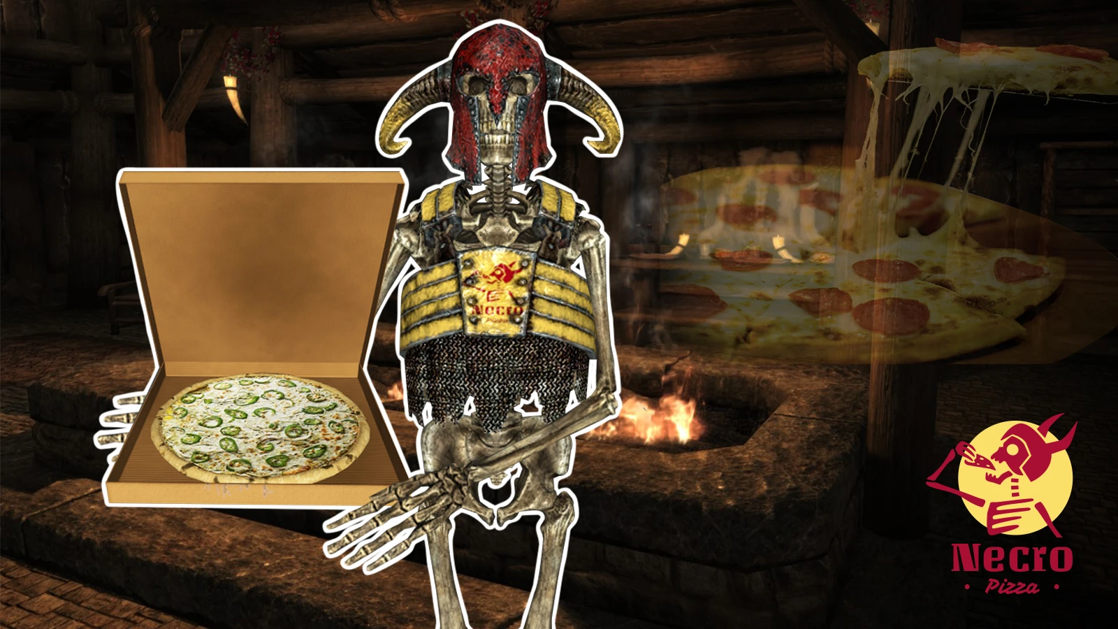 Necro Pizza - Skyrim Pizza Delivery LE и SE Rus
