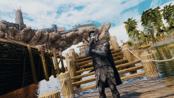 В доках Солитьюда.. Skyrim SE (Тропики 7.0)