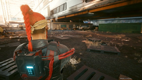 Ви в нетранерском костюме. Cyberpunk 2077