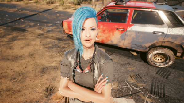 Vee.. Cyberpunk 2077 глазами Windfire