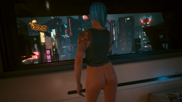 Смотрим в окно.. Cyberpunk 2077