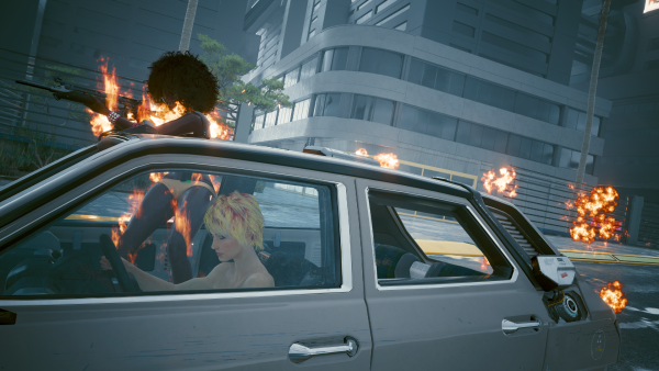 И даже волосы не загораются у горящей Анжелы - 1.