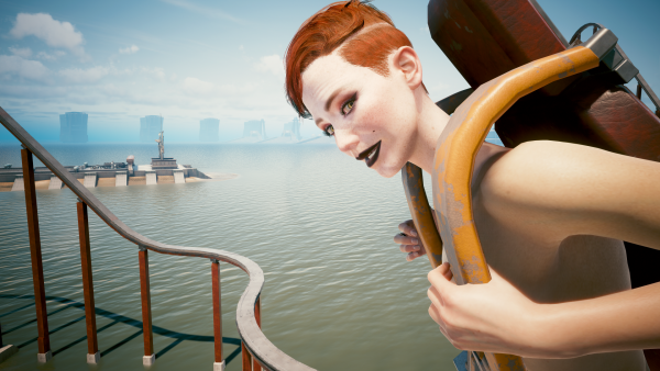 Ню Аврора катается вместе с Ви на "Русских горках".