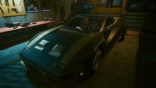 Машинка из квеста "красивый подгон". Cyberpunk 2077