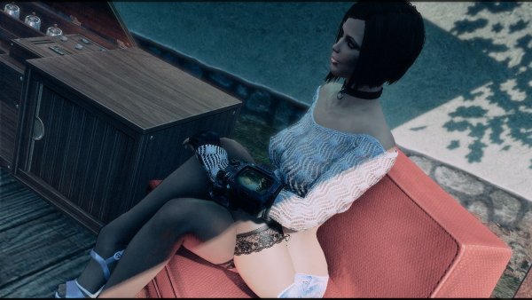 В тени беседки.. Fallout-4 (Сборка 8.5)