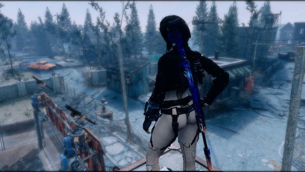 Колготки порвала )) Fallout-4 (Сборка 9.0)